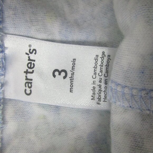 Lot of 4 Carter's Leggings Pants Baby Kids 3 Month Multi Floral Elastic Waist - Picture 2 of 10